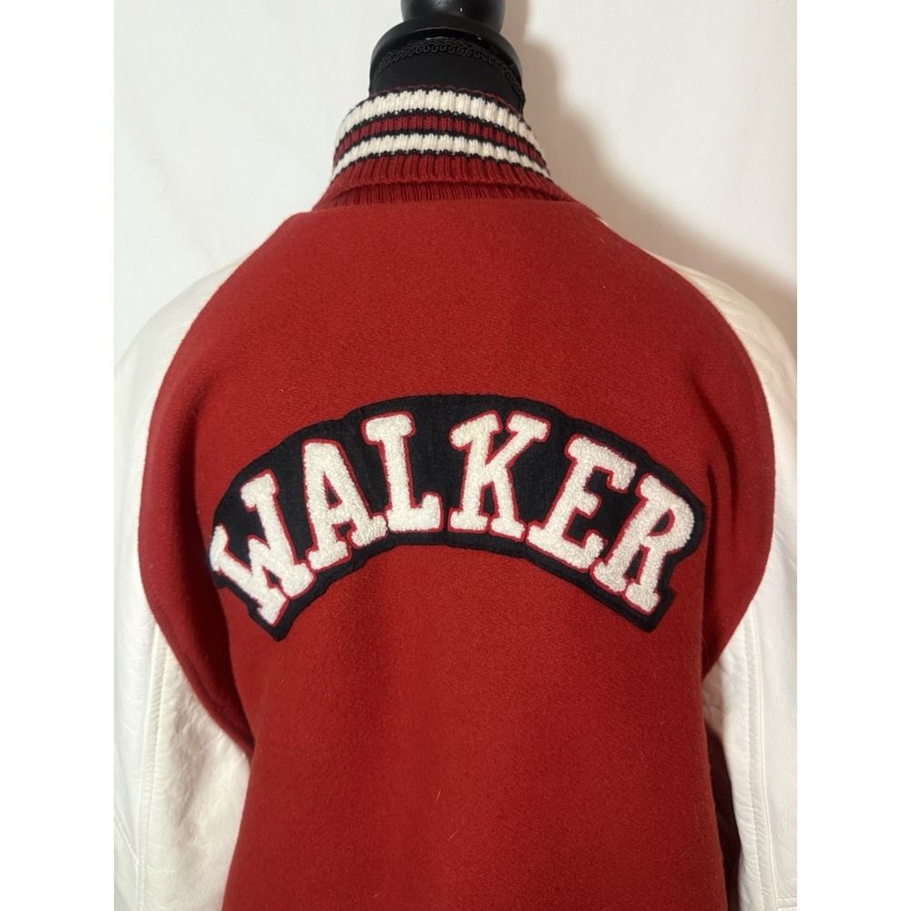 Vintage Coleman Varsity Jacket Wool Leather USA Letterman Sz L - Picture 10 of 16